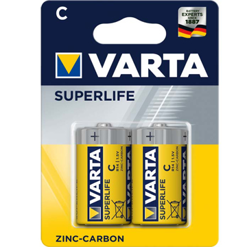 Picture of Baterija C1.5V R14 Superlife Cink-karbon Varta AA